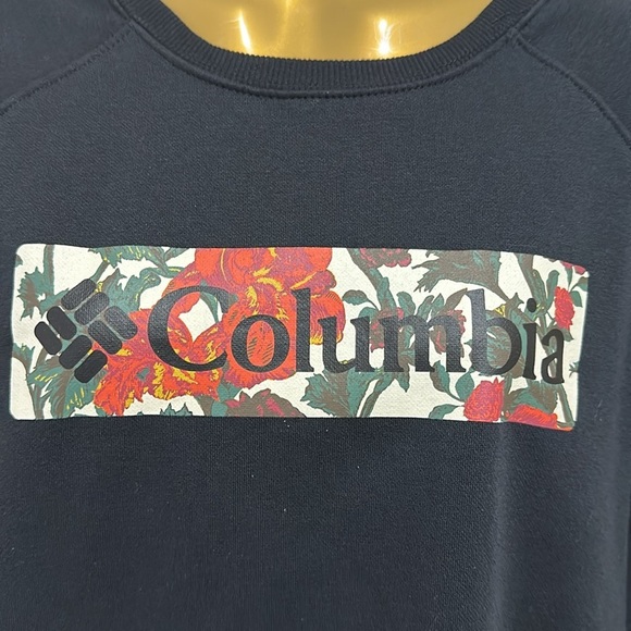 COLUMBIA Women’s Floral Graphic Sweatshirt, Size L - Picture 2 of 5